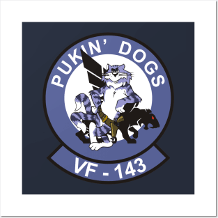 Tomcat VF-143 Pukin' Dogs Posters and Art
